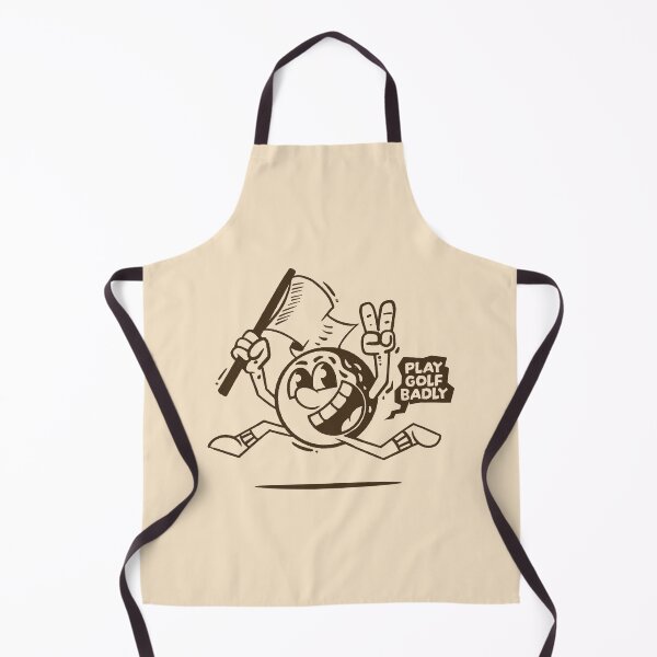 Item preview, Play Golf Badly Funny Golf Ball Character Doodle designed and sold by adipra.
