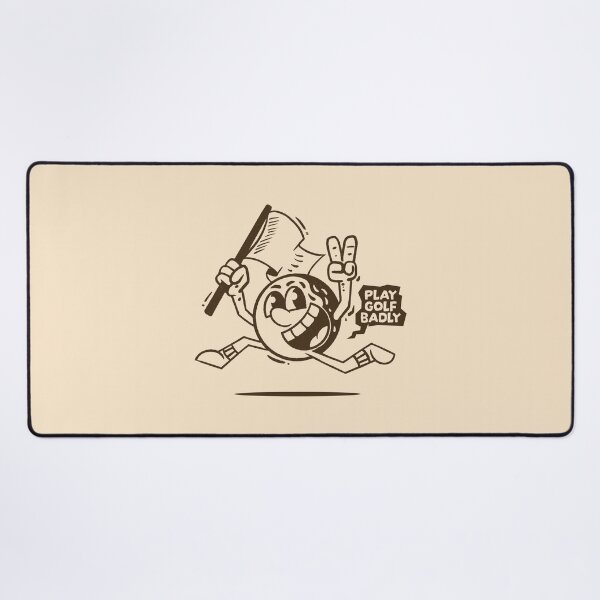 Item preview, Play Golf Badly Funny Golf Ball Character Doodle designed and sold by adipra.