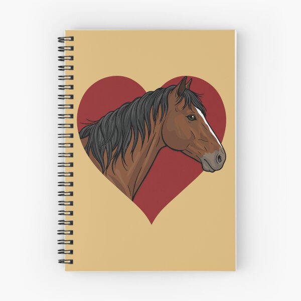 Item preview, The head of the Abyssinian horse and a red heart designed and sold by Cheval-de-coeur.