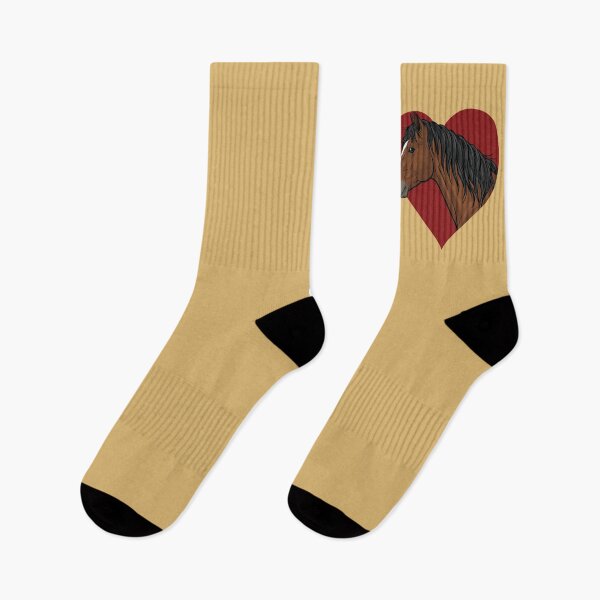 Item preview, The head of the Abyssinian horse and a red heart designed and sold by Cheval-de-coeur.