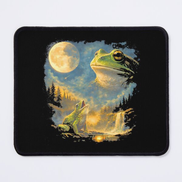 Item preview, Frog Howling to the Moon designed and sold by FrancesRobb.