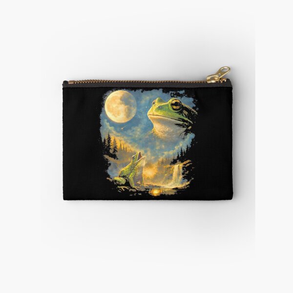 Item preview, Frog Howling to the Moon designed and sold by FrancesRobb.