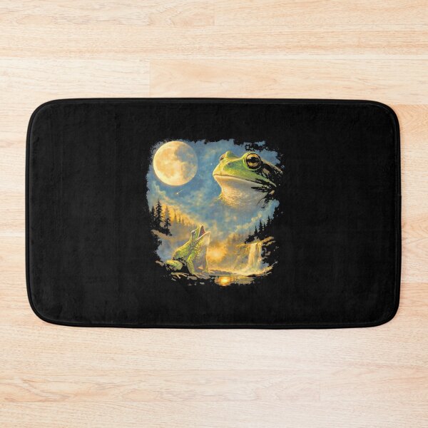 Item preview, Frog Howling to the Moon designed and sold by FrancesRobb.