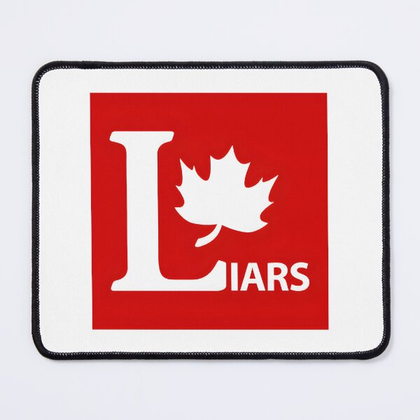 Item preview, Liberal Party Canada Logo Parody 'LIARS' with Maple Leaf on Red Background High Quality Design designed and sold by richard143.