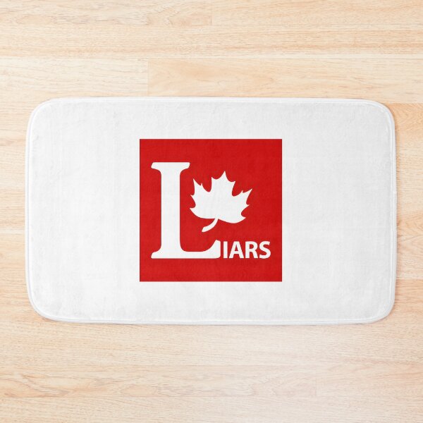 Item preview, Liberal Party Canada Logo Parody 'LIARS' with Maple Leaf on Red Background High Quality Design designed and sold by richard143.