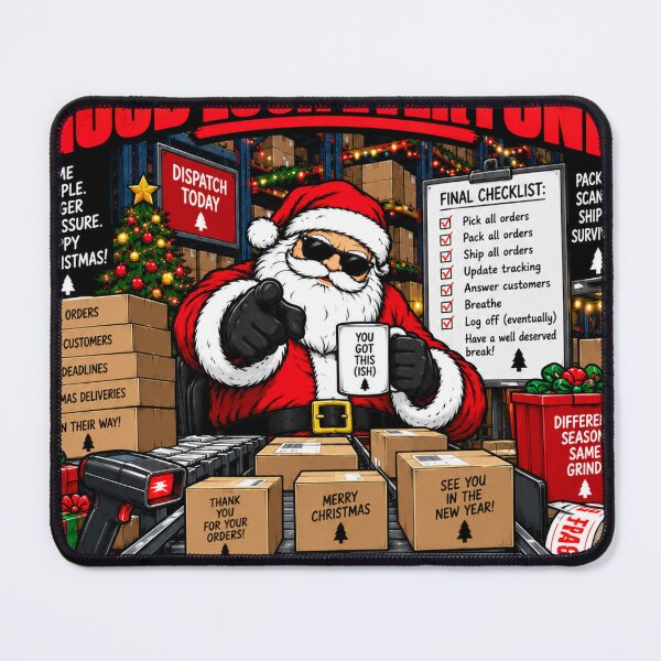 Item preview, Last Shipping Day Good Luck Everyone – Funny Christmas Warehouse Design designed and sold by KeeganDykes.