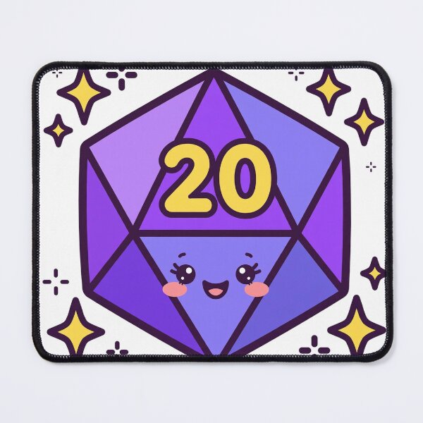 Artikelvorschau, Nat 20 Critical Hit Funny Tabletop Dice entworfen und verkauft von minaguirguis.