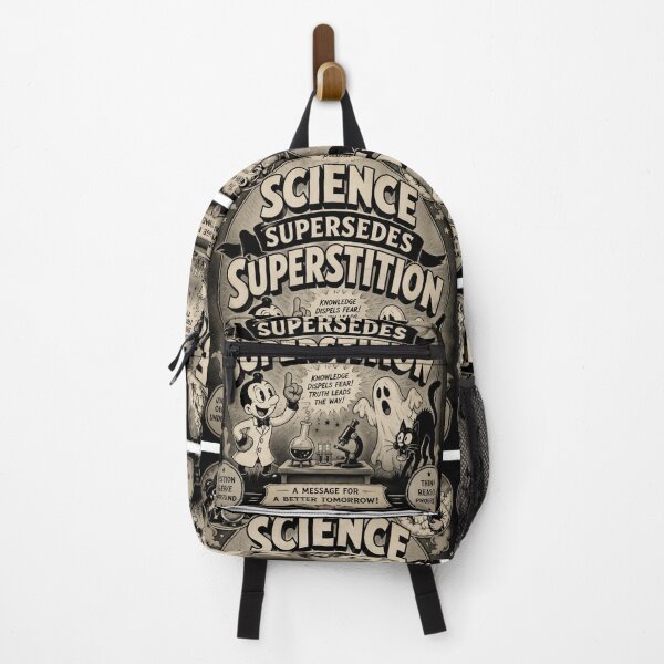 Item preview, Science Supersedes Superstition T-Shirt | Vintage 1930s Cartoon Skepticism designed and sold by Preston Meyers Designs.