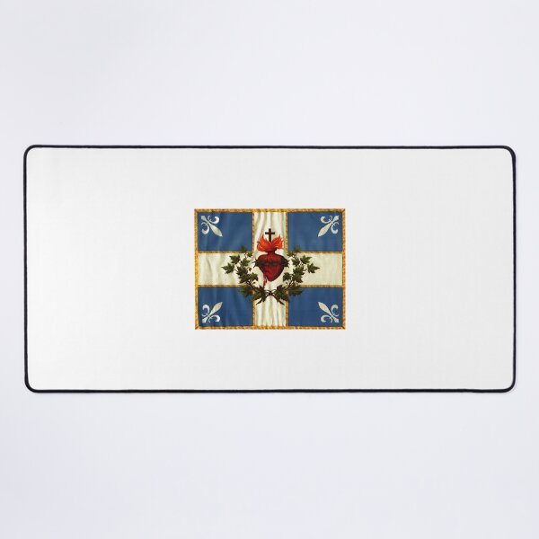 Item preview, Vintage Quebec Flag Design with Fleurs de Lys and Patriote Carillon Elements in High Quality designed and sold by richard143.