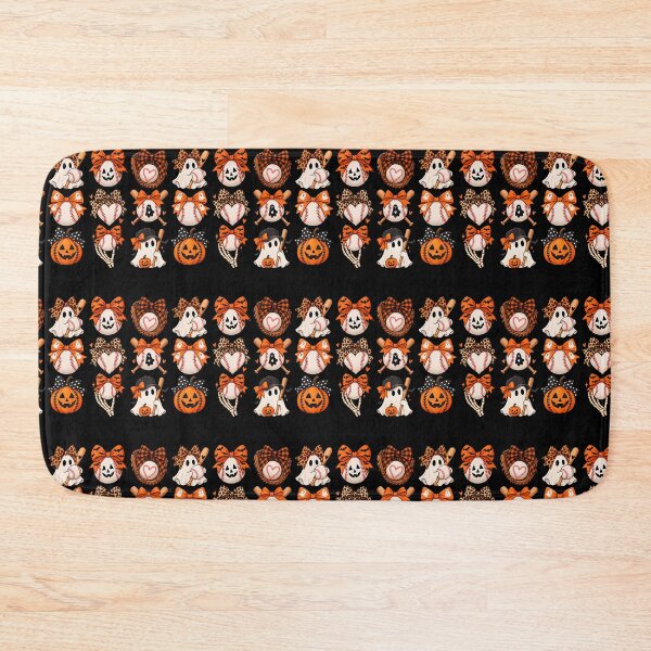 Item preview, Halloween Baseball Player Bow Ghost Spooky Mom designed and sold by RealestInternet.