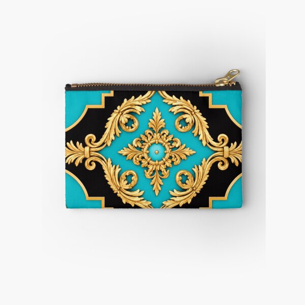 Item preview, Matte Turquoise, Black & Gold Baroque designed and sold by DesignsByPrnces.