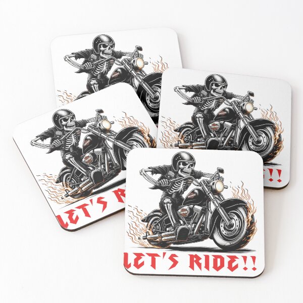 Item preview, Skeleton Biker - Let's Ride designed and sold by susiecc.