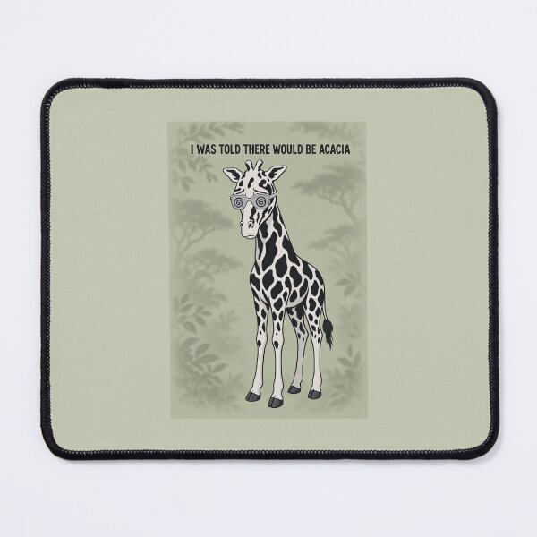Item preview, I Was Told There Would Be Acacia – Funny Giraffe Retro Art designed and sold by davitabros.