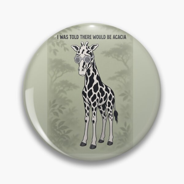 Item preview, I Was Told There Would Be Acacia – Funny Giraffe Retro Art designed and sold by davitabros.