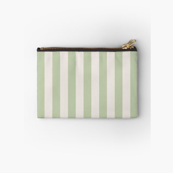 Item preview, Cabana stripes in sage green and cream designed and sold by RishabhArts1.