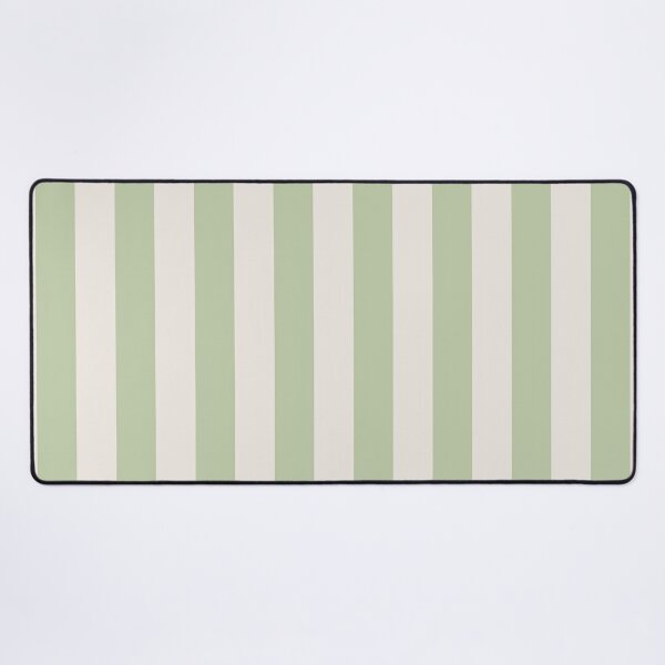 Item preview, Cabana stripes in sage green and cream designed and sold by RishabhArts1.