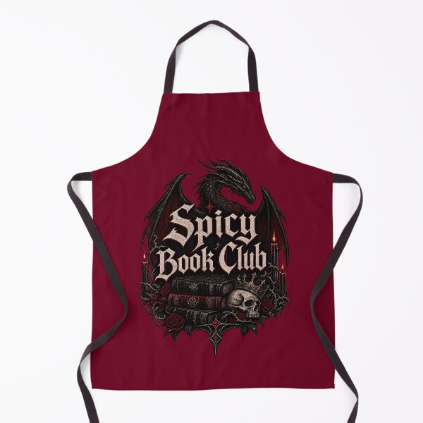 Item preview, Spicy Book Club Gothic Dragon Dark Fantasy Emblem designed and sold by Artycom.