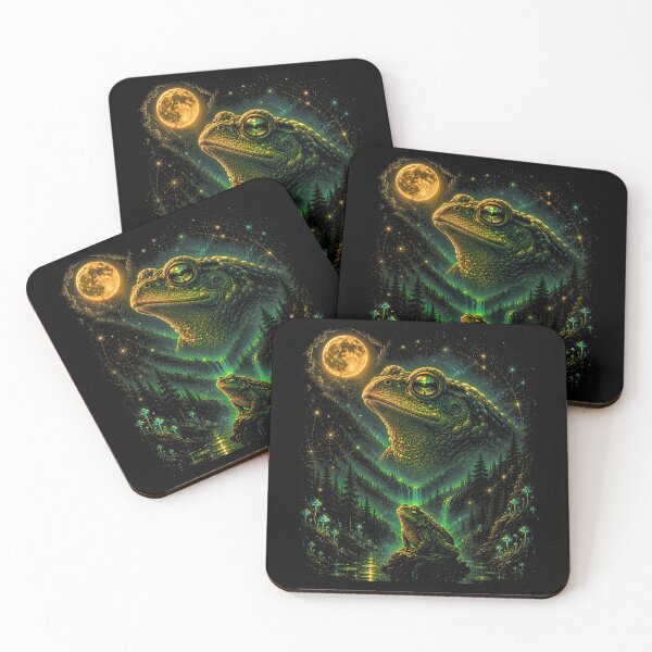 Item preview, Frog Howling to the Moon designed and sold by FrancesRobb.