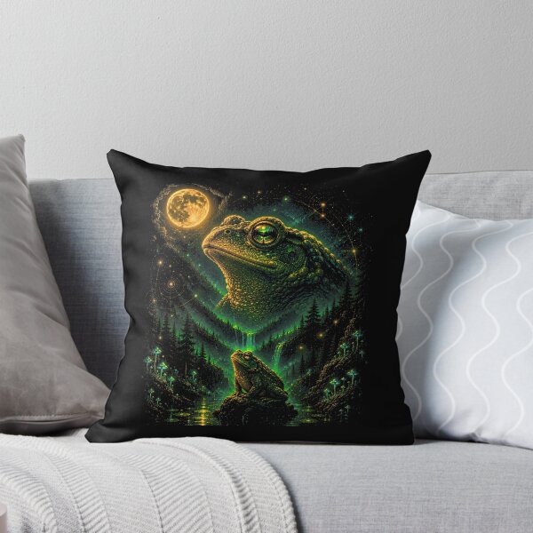 Item preview, Frog Howling to the Moon designed and sold by FrancesRobb.