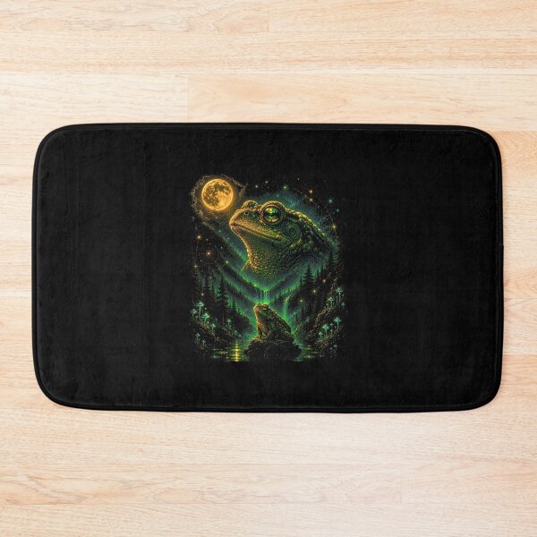 Item preview, Frog Howling to the Moon designed and sold by FrancesRobb.