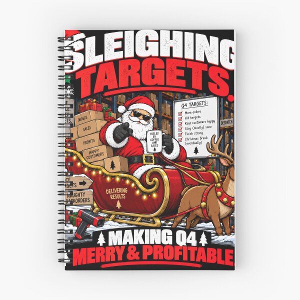 Item preview, Sleighing Targets – Funny Christmas Sales & Q4 Work Design designed and sold by KeeganDykes.