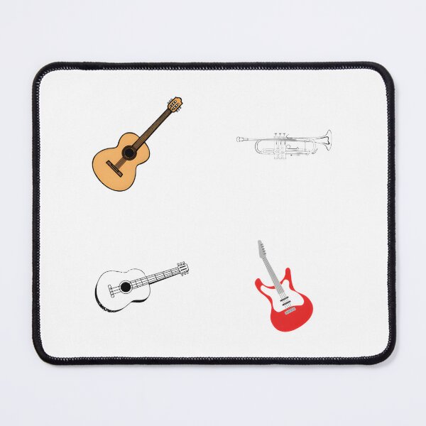 Item preview, Sticker Pack Featuring Iconic Guitar Designs for Music Lovers designed and sold by Mosca Studio.