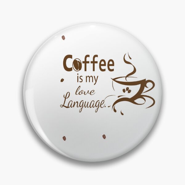 Item preview, Coffee Is My Love Language – Typography & Line Art Coffee Design designed and sold by Carftora786.