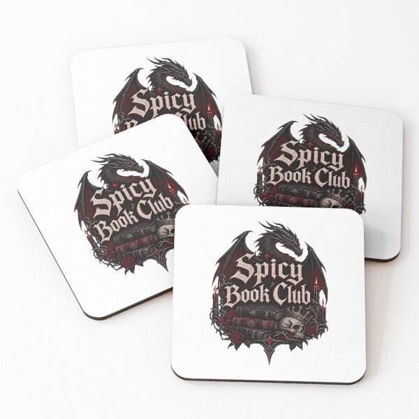 Item preview, Spicy Book Club Gothic Dragon Dark Fantasy Emblem designed and sold by Artycom.
