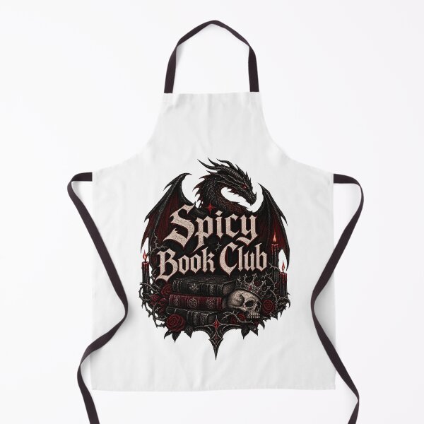 Item preview, Spicy Book Club Gothic Dragon Dark Fantasy Emblem designed and sold by Artycom.