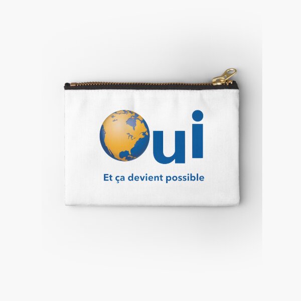 Item preview, Oui Quebec Referendum Yellow Poster Sticker with Earth Design and Political Theme designed and sold by richard143.