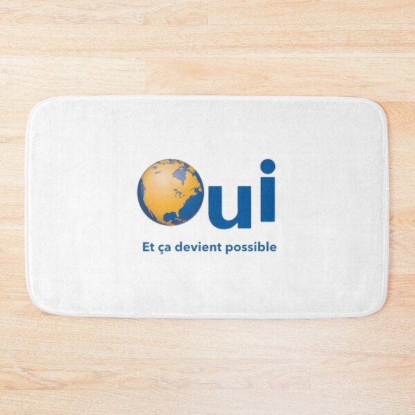 Item preview, Oui Quebec Referendum Yellow Poster Sticker with Earth Design and Political Theme designed and sold by richard143.