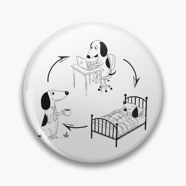 Item preview, Dog Work Life designed and sold by Iqrapixels.