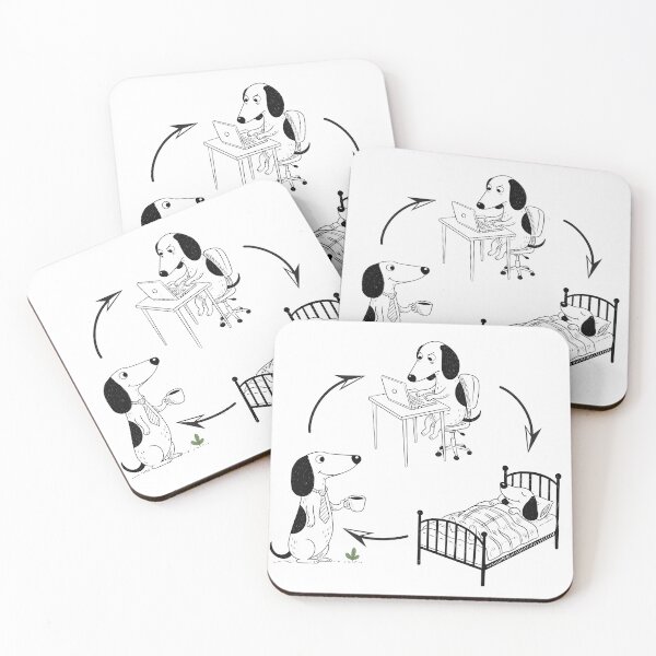 Item preview, Dog Work Life designed and sold by Iqrapixels.