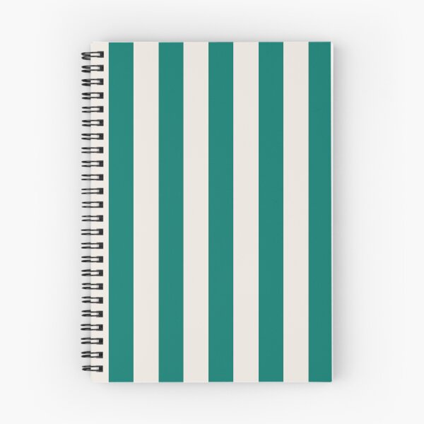 Item preview, Cabana stripes in jade green and cream designed and sold by RishabhArts1.
