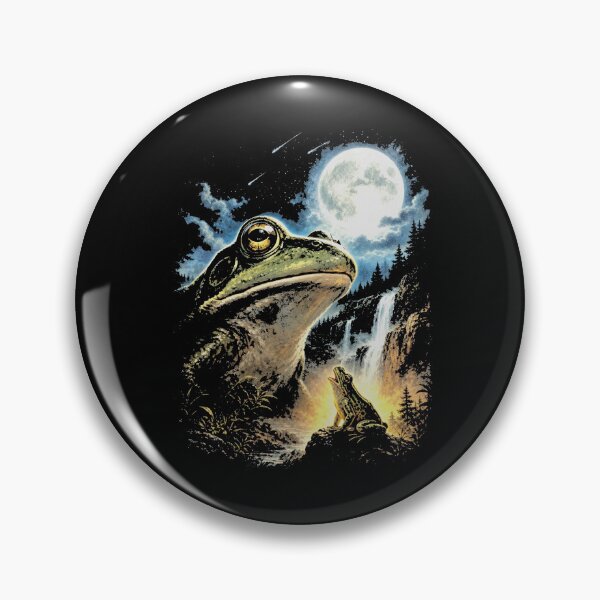 Item preview, Frog Howling to the Moon designed and sold by FrancesRobb.