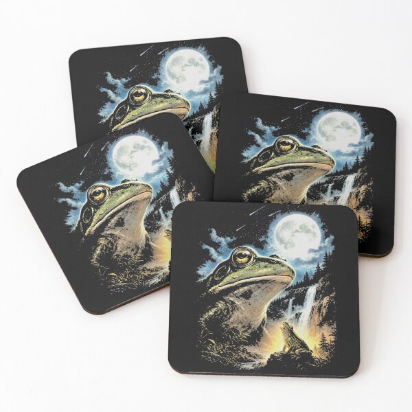 Item preview, Frog Howling to the Moon designed and sold by FrancesRobb.
