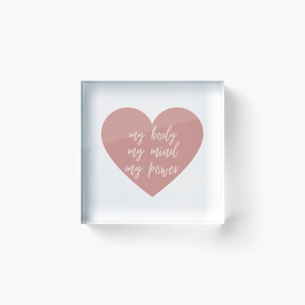 Item preview, My Body My Mind My Power Inspirational Feminist Quote designed and sold by lman-laureano.