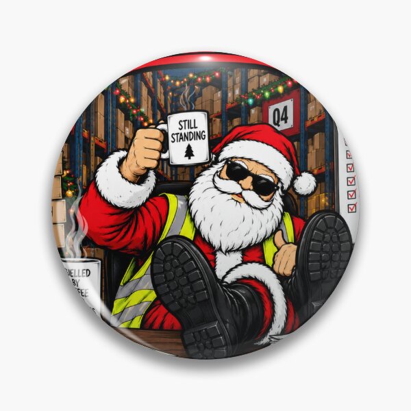 Item preview, Christmas Rush Survivor – Funny Warehouse Christmas Work Design designed and sold by KeeganDykes.