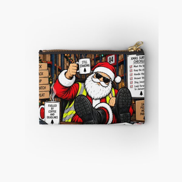 Item preview, Christmas Rush Survivor – Funny Warehouse Christmas Work Design designed and sold by KeeganDykes.