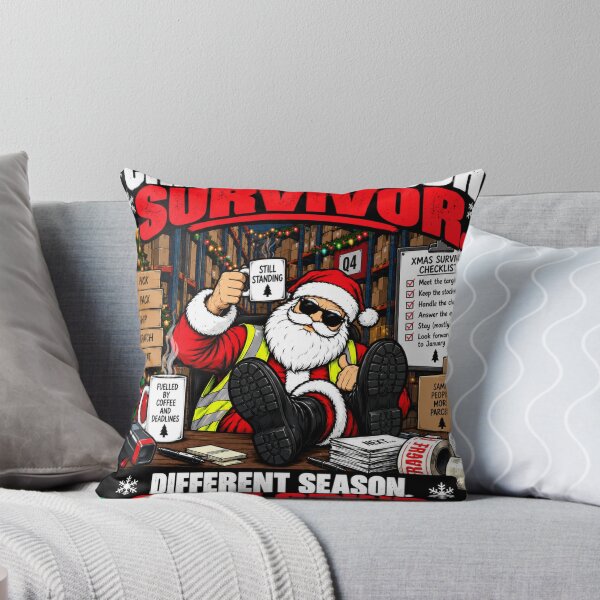 Item preview, Christmas Rush Survivor – Funny Warehouse Christmas Work Design designed and sold by KeeganDykes.