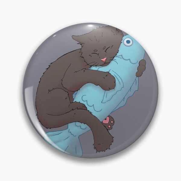 Item preview, Black cat hugging its stuffed toy designed and sold by Houst-cn.