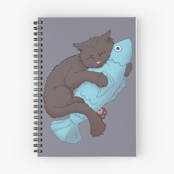 Item preview, Black cat hugging its stuffed toy designed and sold by Houst-cn.