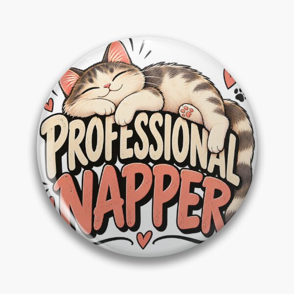 Item preview, Professional Napper Funny Cat  | Cute Sleepy Cat Lover Design designed and sold by Sara-Ai.
