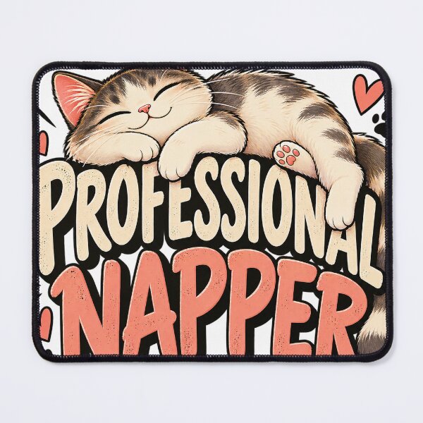 Item preview, Professional Napper Funny Cat | Cute Sleepy Cat Lover Design designed and sold by Sara-Ai.
