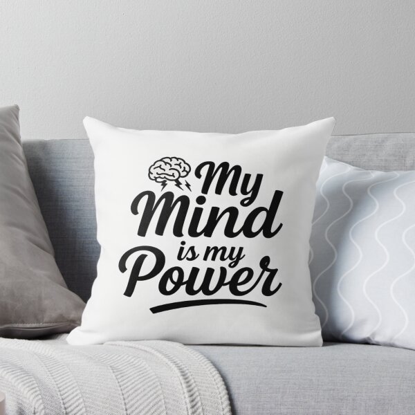 Item preview, My Mind Is My Power  Minimalist Black Typography Design designed and sold by lman-laureano.