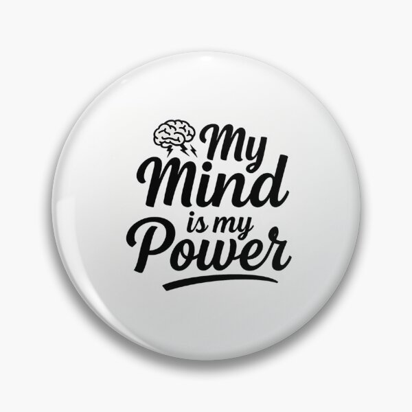 Item preview, My Mind Is My Power  Minimalist Black Typography Design designed and sold by lman-laureano.