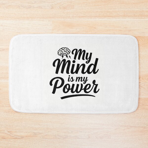 Item preview, My Mind Is My Power  Minimalist Black Typography Design designed and sold by lman-laureano.