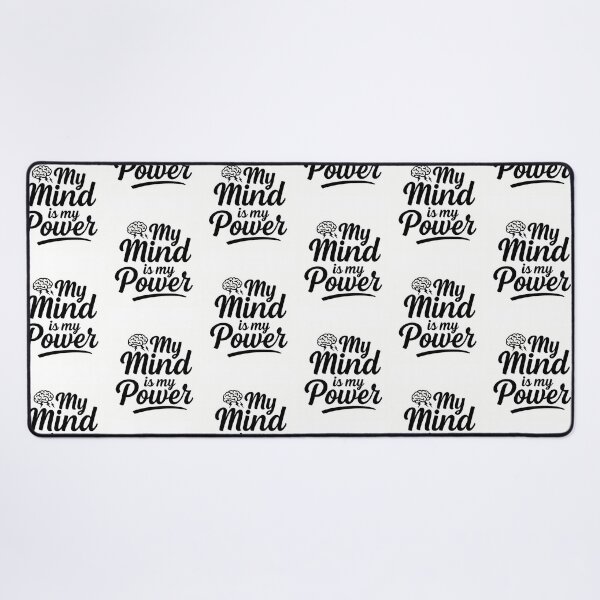 Item preview, My Mind Is My Power  Minimalist Black Typography Design designed and sold by lman-laureano.