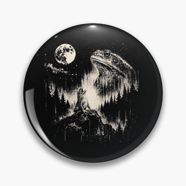 Item preview, Frog Howling to the Moon designed and sold by FrancesRobb.
