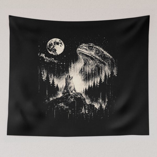 Item preview, Frog Howling to the Moon designed and sold by FrancesRobb.